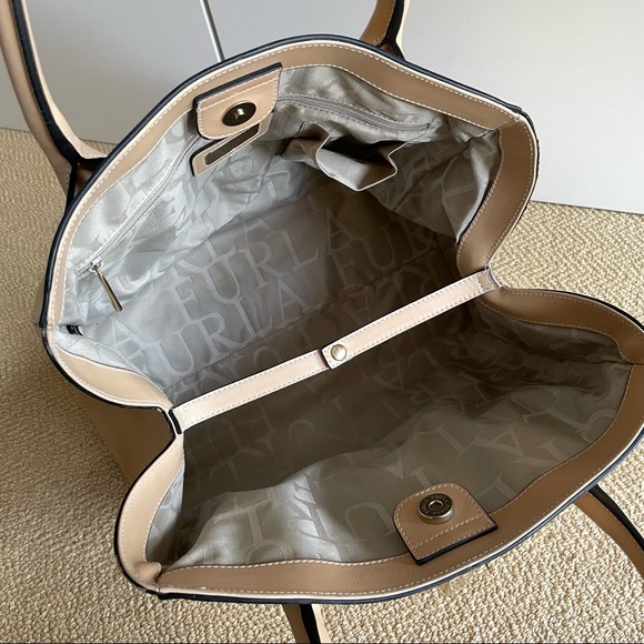 Furla handbag, cream color, 13.5”W x 8”D x 18”H (including handles) - Picture 6 of 12